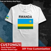 rwanda rwandan rwandese country t shirt custom jersey fans diy name number logo high street fashion loose casual t shirt