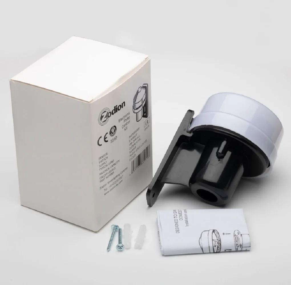 

White Light Control Lamp IP65 Outdoor Photocell Kit Dusk To Dawn Photo Cell Sensor Automatically 10A Lighting Switch AC220-240V