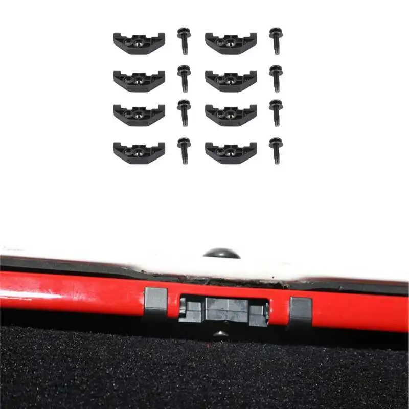 

For Jeep Wrangler JK 2DR 2007-2017 Black Top Roof Screw Accessories Cover 16PCS