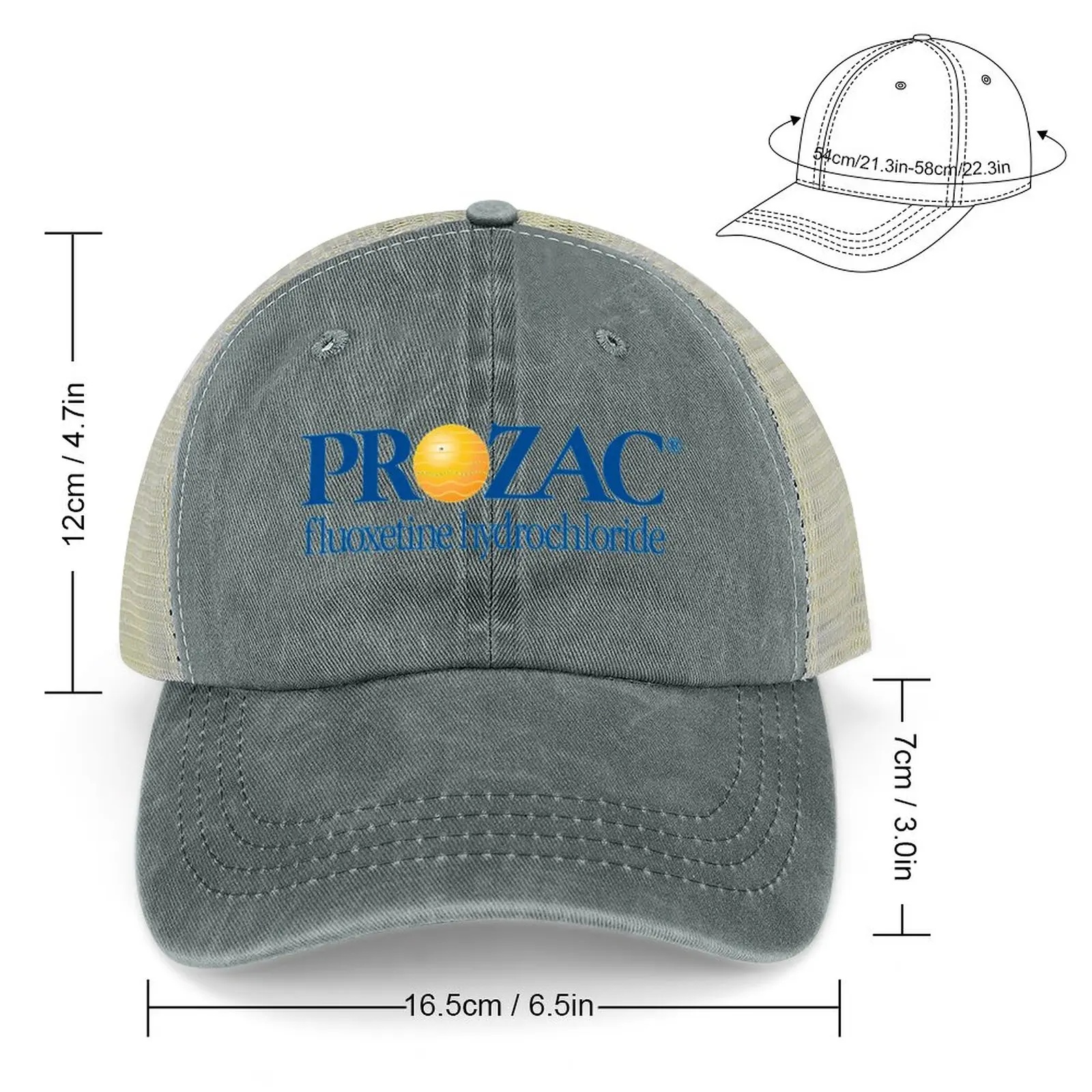 Ковбойская шляпа Prozac роскошная брендовая с защитой от ультрафиолета