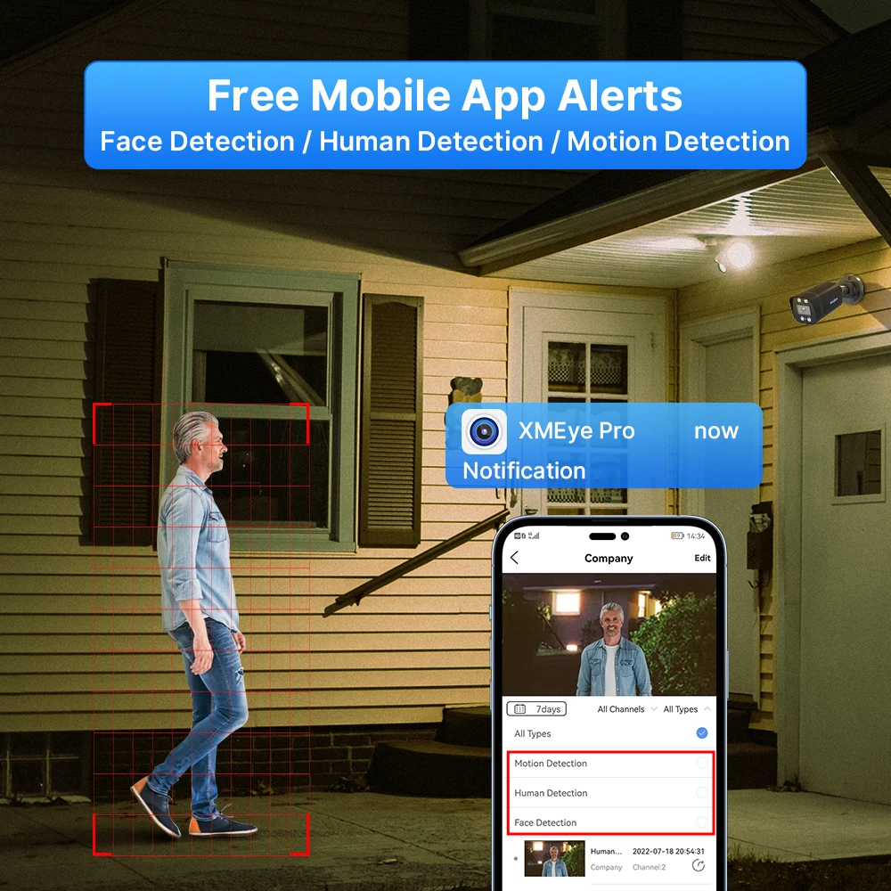 Hiseeu 8CH CCTV камера система безопасности наборы 5MP AHD наблюдения s DVR Набор