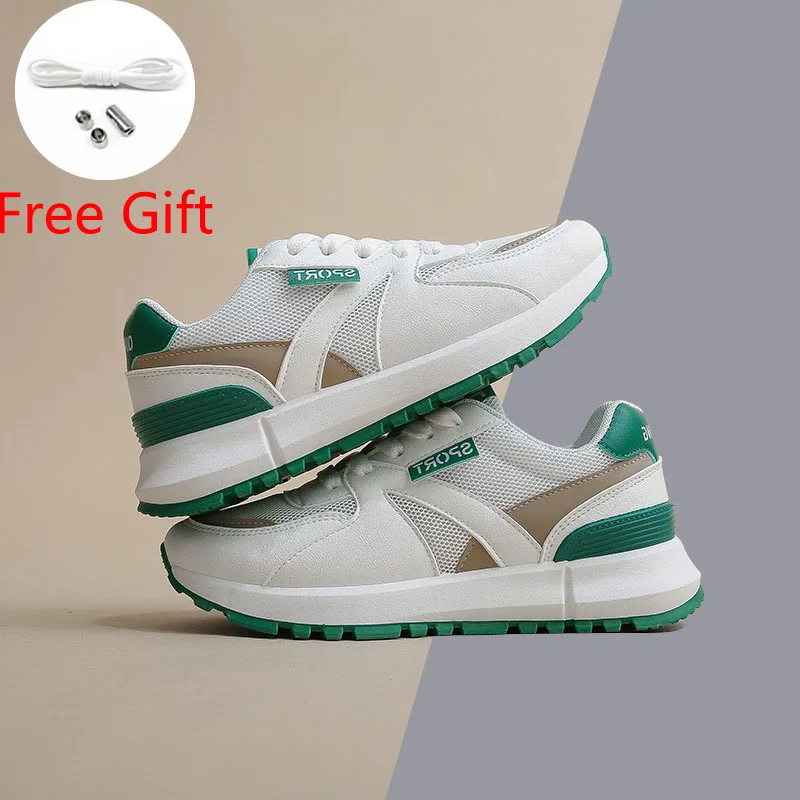 

Mesh Breathable Sports Shoes Female 2022 Fall New Small White Shoes with Soft Bottom Casual Shoes