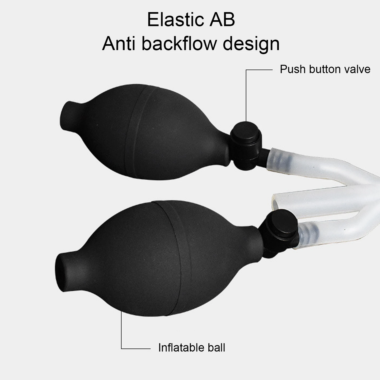 Силиконовая надувная клизма для биде лампочка душа с двойными боковыми