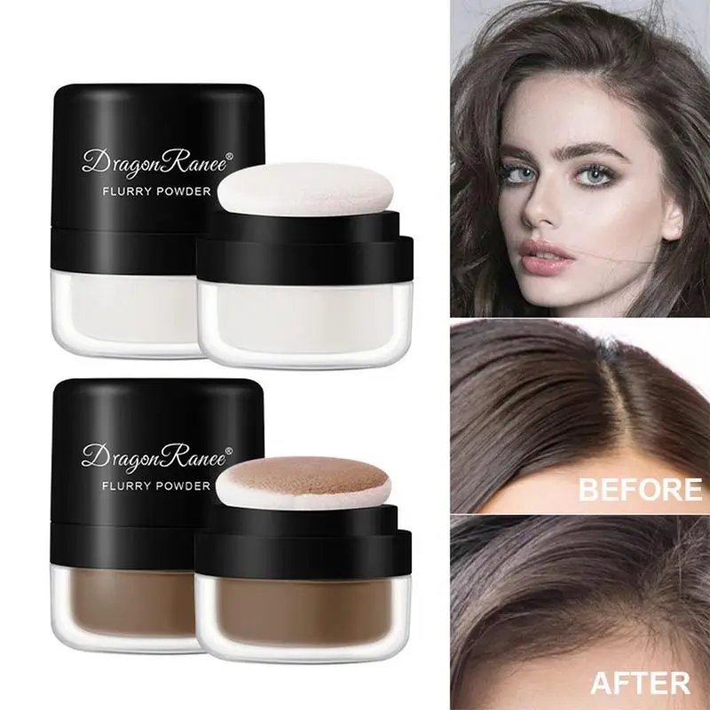 

Коричневая пудра для волос, замена наполнителя для волос, накладка на лоб, модификация, теневая пудра, водостойкая пудра для укладки