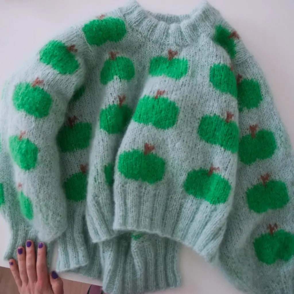 Весенняя одежда новый продукт нежный стиль мягкий свитер из мохера пуловер