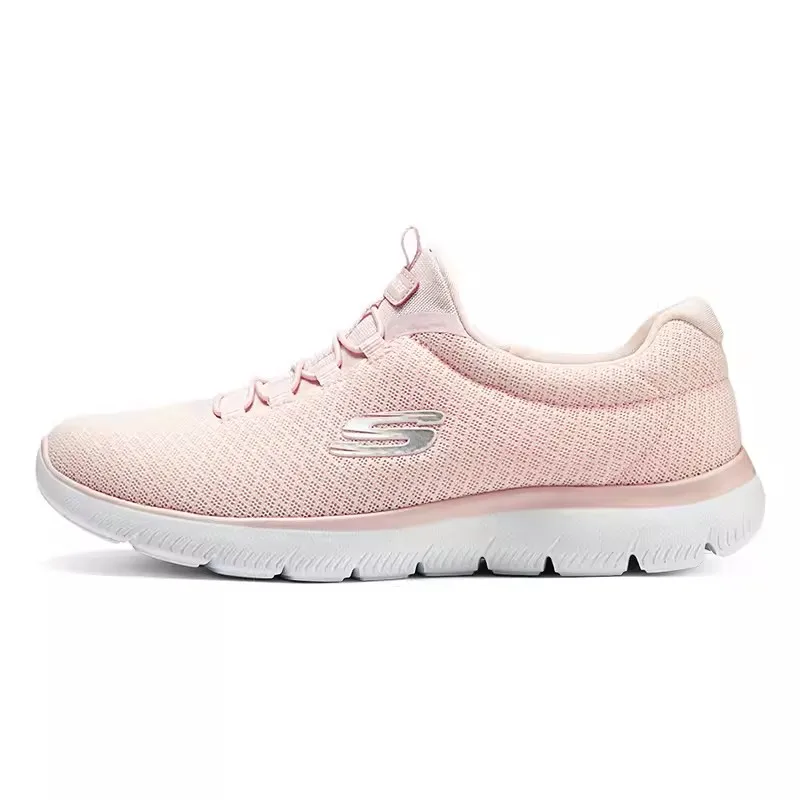 Skechers Женская спортивная обувь Летняя новая модная дышащая повседневная Легкая