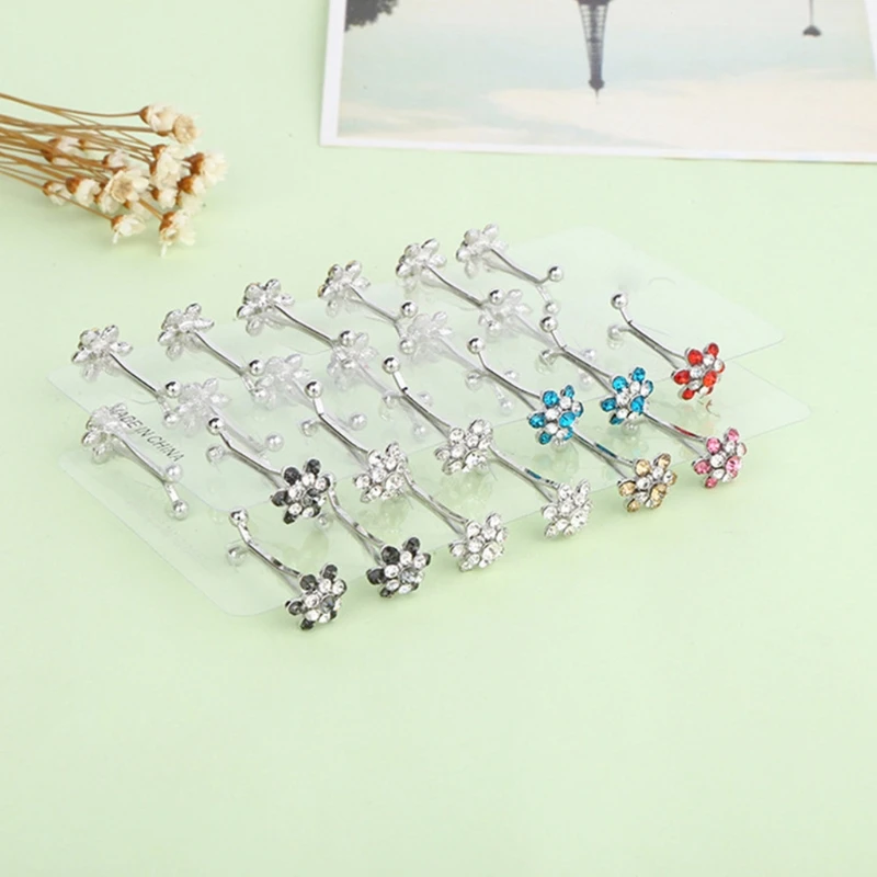 12 шт./компл. имитация капли жемчуга мусульманский хиджаб шарф U-образные зажимы