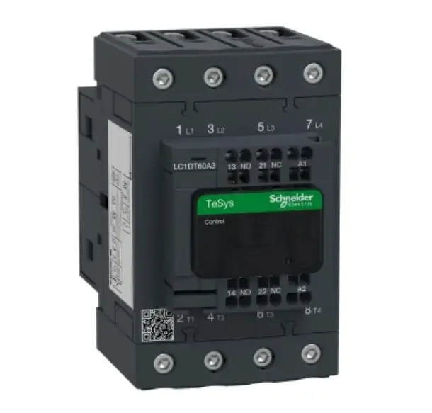 Контактор LC1DT60A3E7 LC1-DT60A3E7 катушка TeSys Deca 4P (4 NO) AC-1 от 0 до 440 В 60 А 48 переменного тока