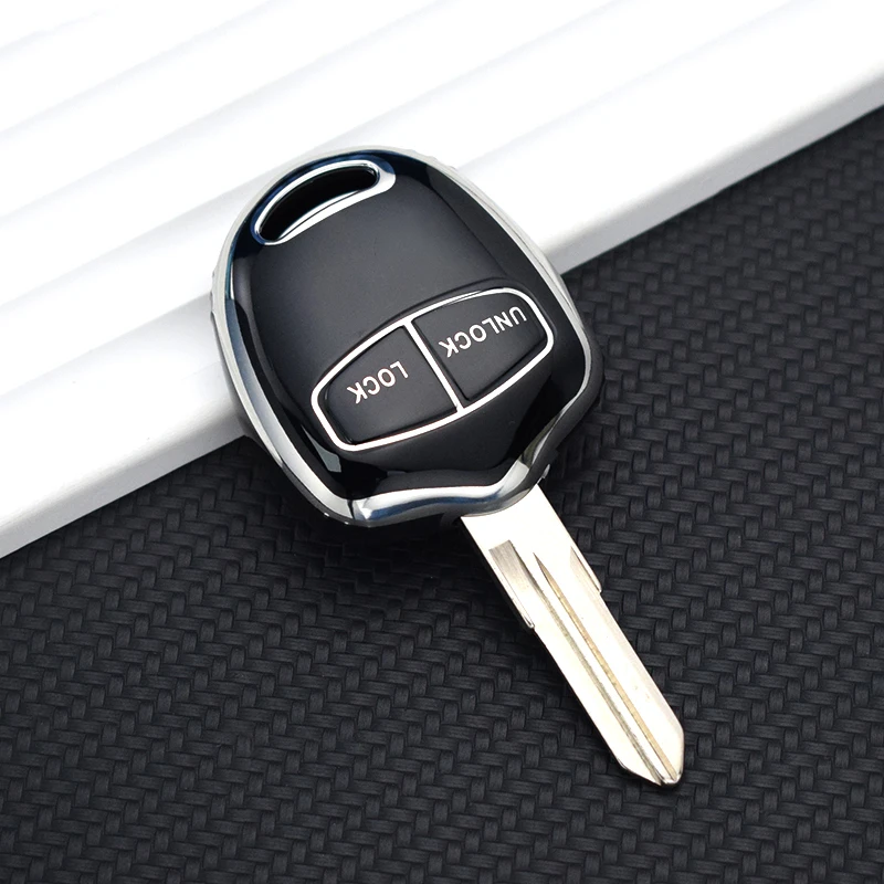 

Брелок из ТПУ для Mitsubishi Lancer EX Evolution Grandis Outlander Triton Pajero ASX, 2/3 кнопки, чехол для автомобильного ключа, аксессуары