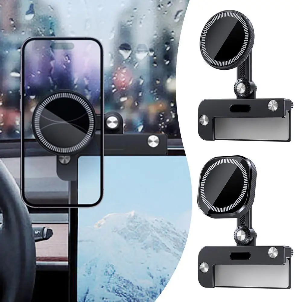 

Подходит для Tesla Model3/y, круглая магнитная Магнитная подставка для автомобильного крепления, новая складная навигационная подставка, оптовая продажа