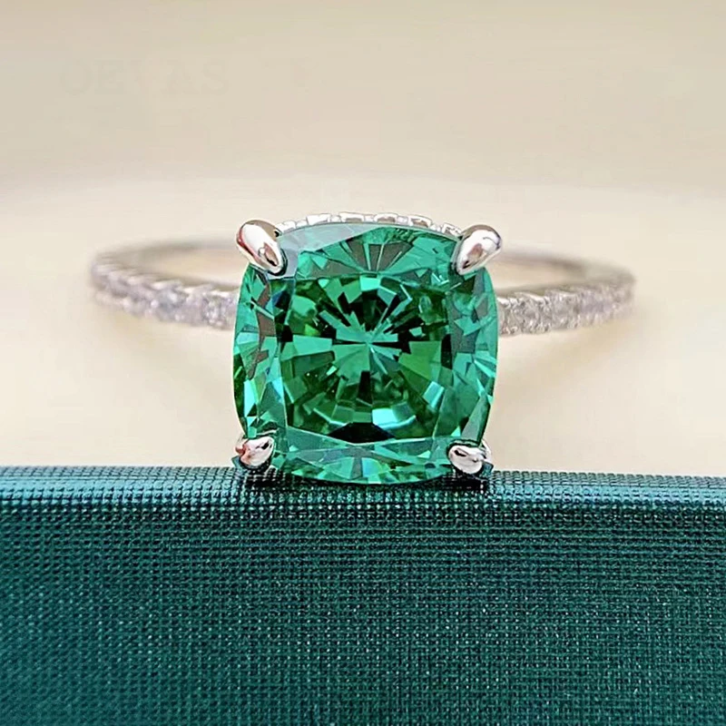 

Женское кольцо из серебра 100% пробы, 9 Х9 мм, из серебра 925 пробы