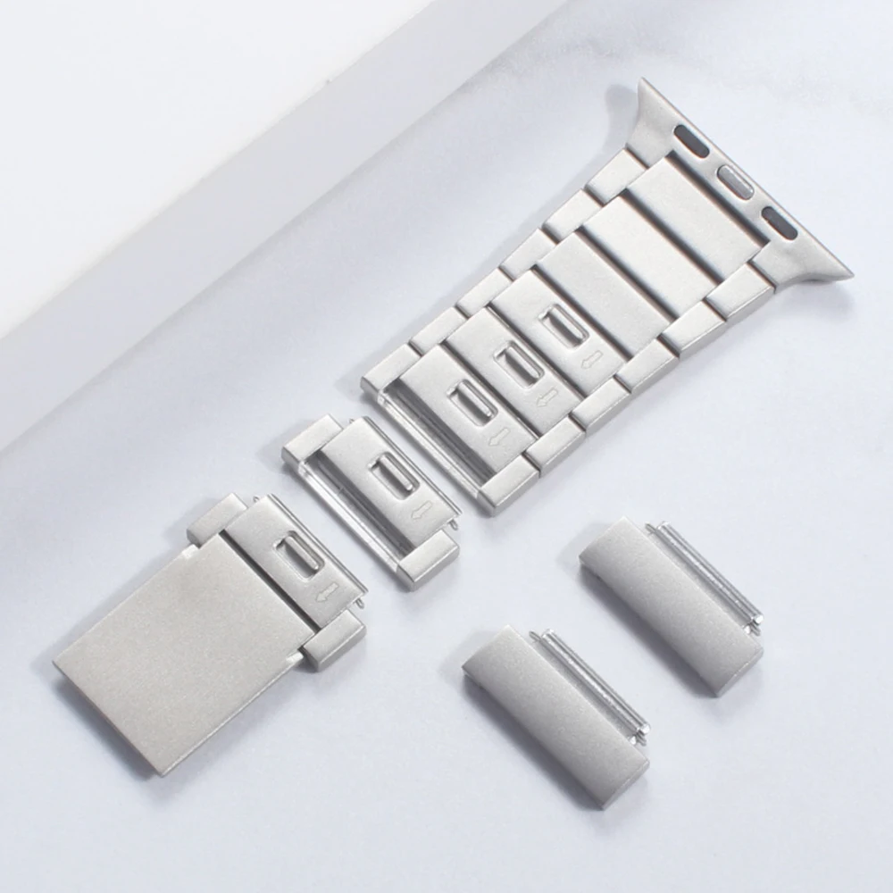 Stainless Steel Magnetic Butterfly Link Bracelet Watchband for Apple Watch Ultra Series 8 7 6 SE 5 49mm 45mm 44mm
