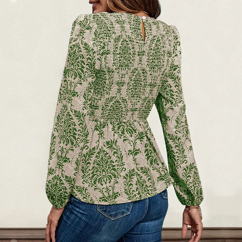 2024Новая осенняя модная женская одежда облегающая рубашка с длинными рукавами и