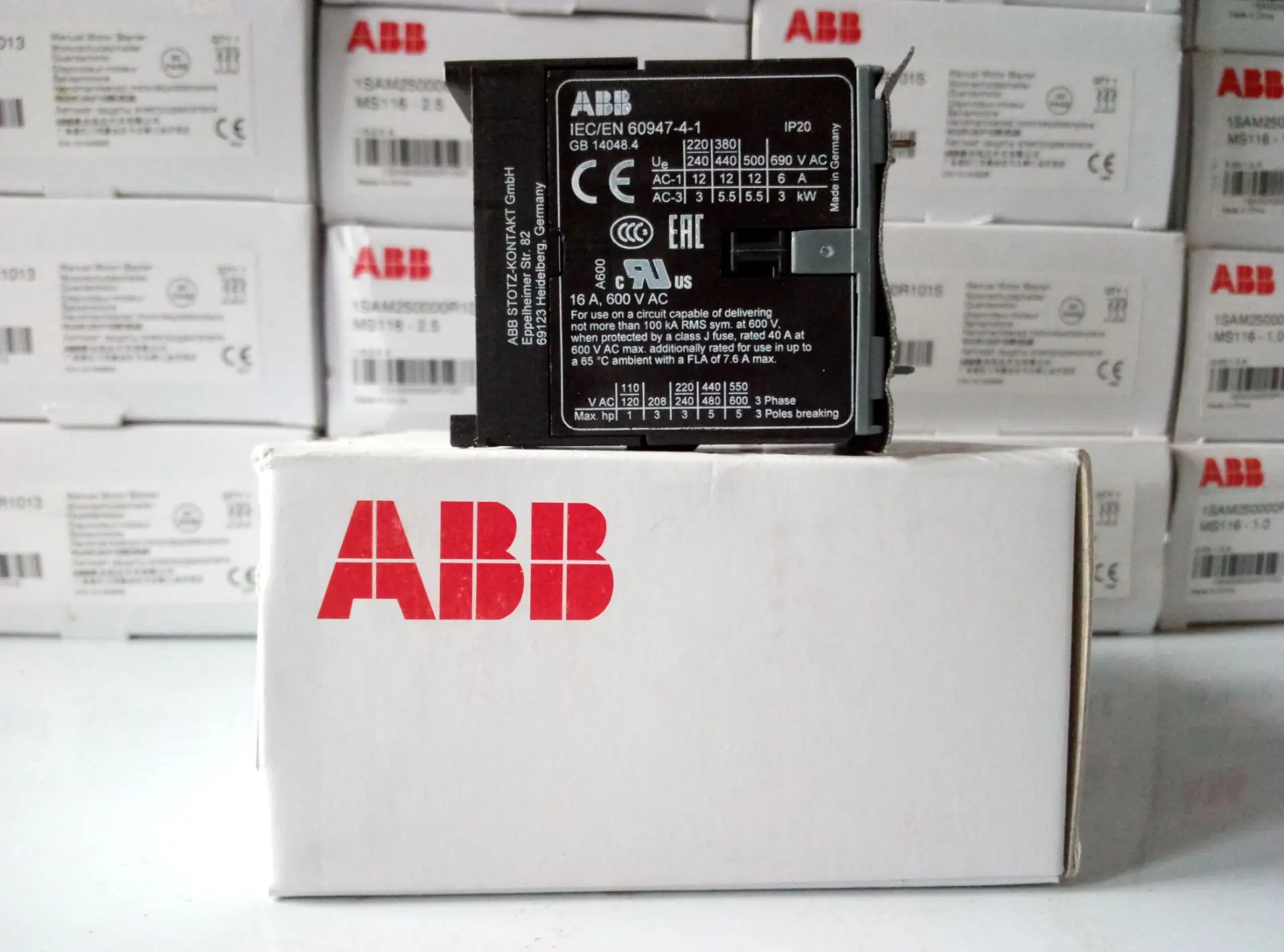 [Совершенно новый оригинальный подлинный] ABB миниатюрный контактор BC7-30-10-P-1.4 * 24 В