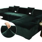 12 цветов, Плюшевые Чехлы для диванов, бархатные эластичные Угловые секционные чехлы для диванов для гостиной, l-образная мебель для диванов, чехлы для диванов