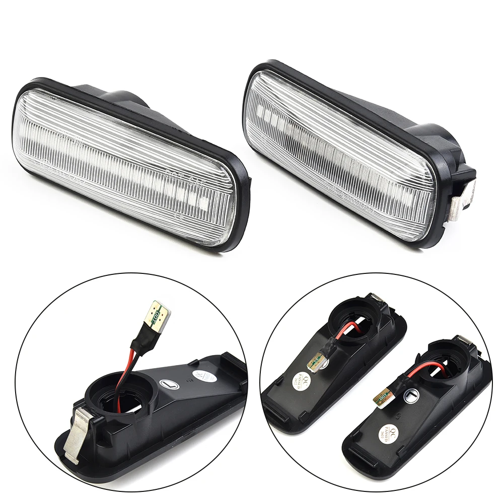 

2pcs Clear Lens Amber Led Fender Side Marker Lamps LED Lights For 96-01 Honda Civic EK EJ RD Lighting & Lamp Auto Parts