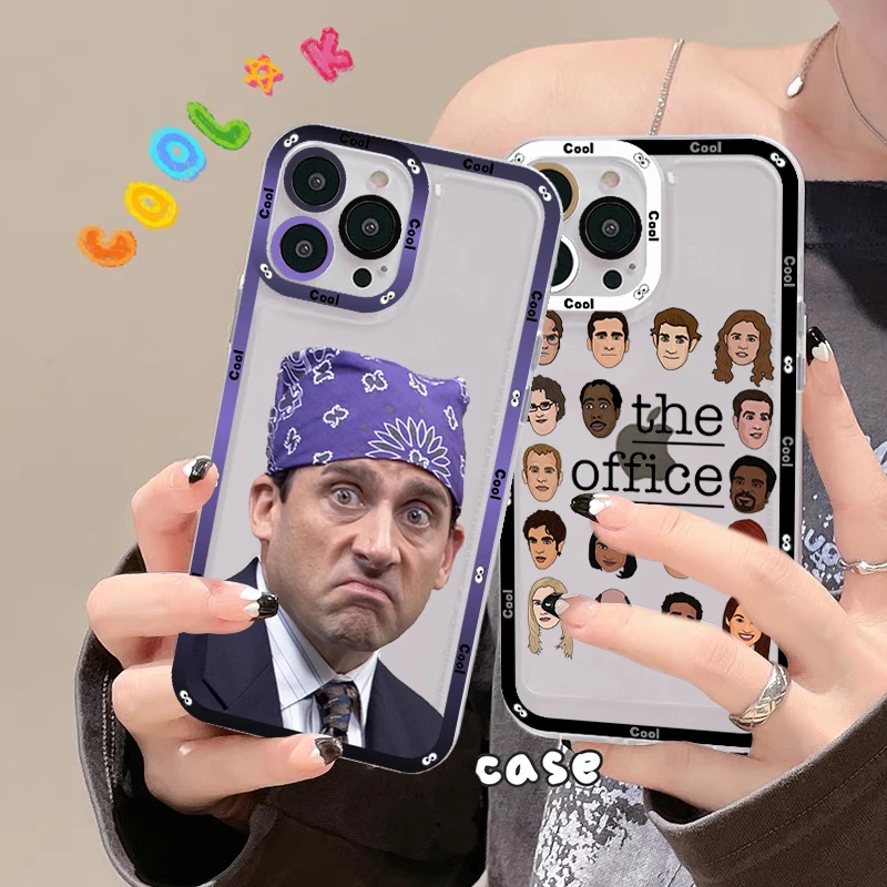 

The Office Tv Show What She Said Phone Case For IPhone 14 13 12 11 Pro Max Mini X Xs XR 6 7 8 Plus SE 2020 Transparent Case