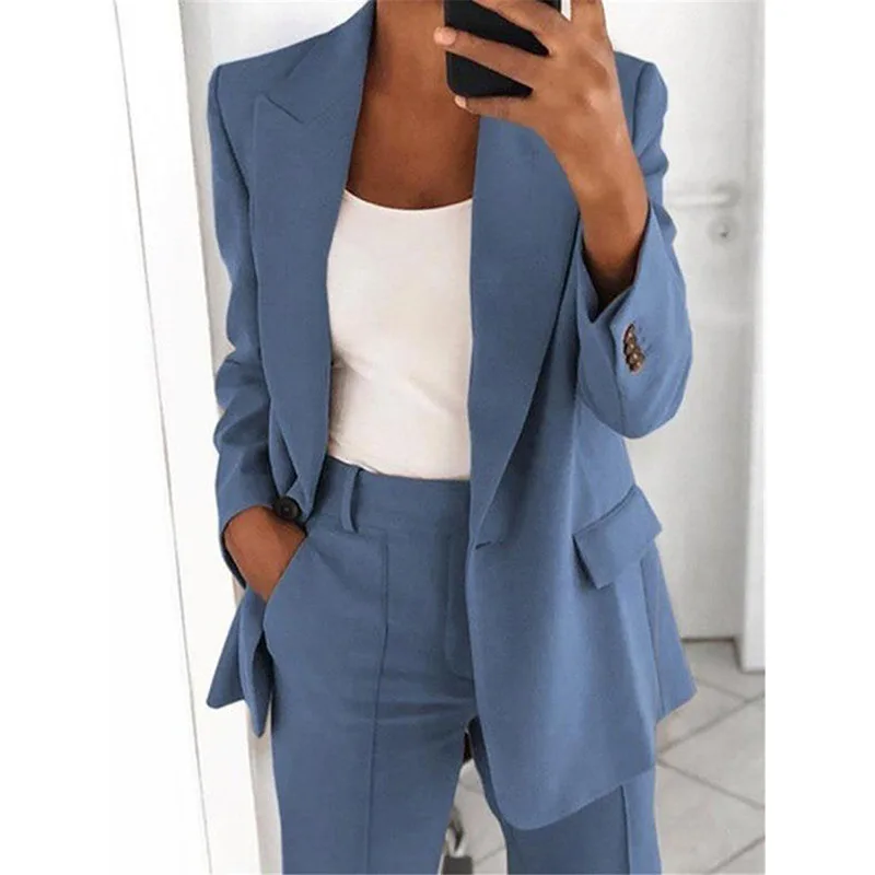 

New High-quality Blazerwomen's Spring andautumn Explosion Style Fashion Lapel Slim Cardigan Temperament Largesize Blazer