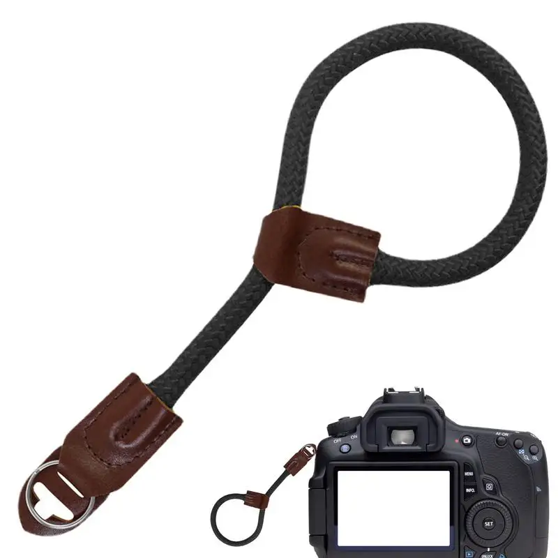 

Camera Hand Strap Mirrorless Camera Wrist Strap Camera Bracelet Strap Hand Braided Straps With Microfiber Leather Stopper For