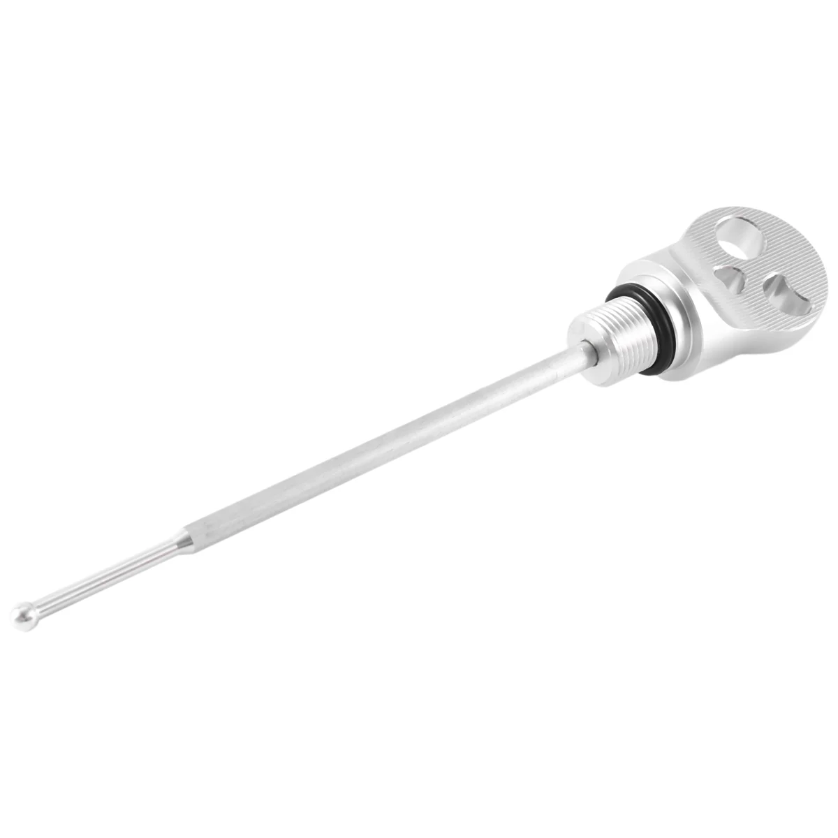 Прибор для измерения масляного отверстия двигателя мотоцикла с винтовой пробкой