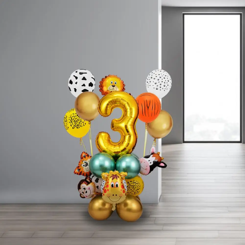 

1 Набор праздничных воздушных шаров, многоцелевой разноцветный воздушный шар в виде животных для праздника, вечеринки, украшение