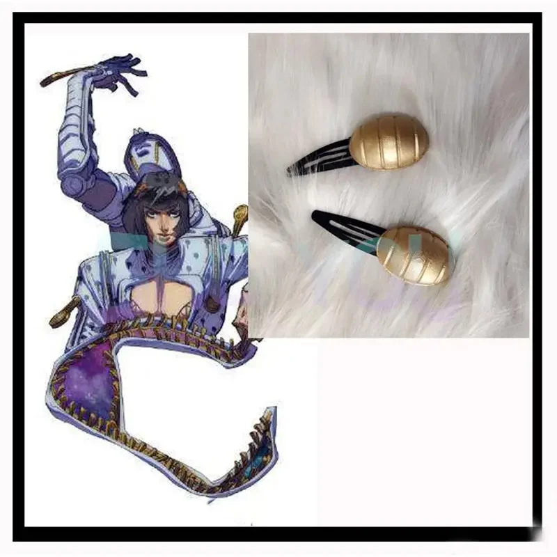 1 пара JOJO JoJo's Bizarre Adventure аксессуар для косплея Бруно Буччеллати заколка волос