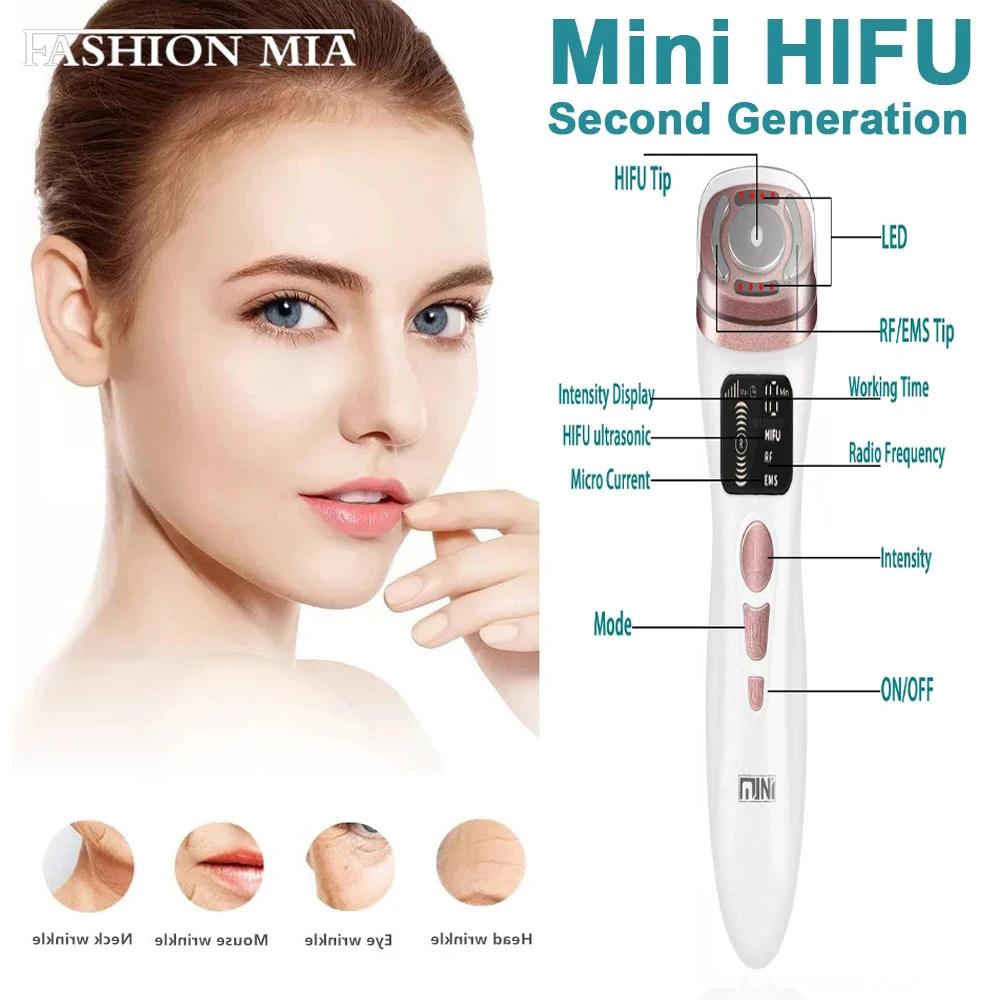 

Новая ультразвуковая радиочастотная мини-машина HIFU для подтяжки кожи лица