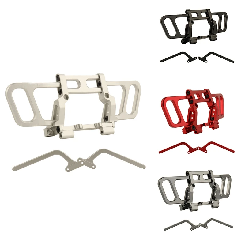 

Metal Front Bumper Bull Bar For Axial Wraith Spawn 1/10 RC Crawler Car Upgrades Parts Kit ,Silver