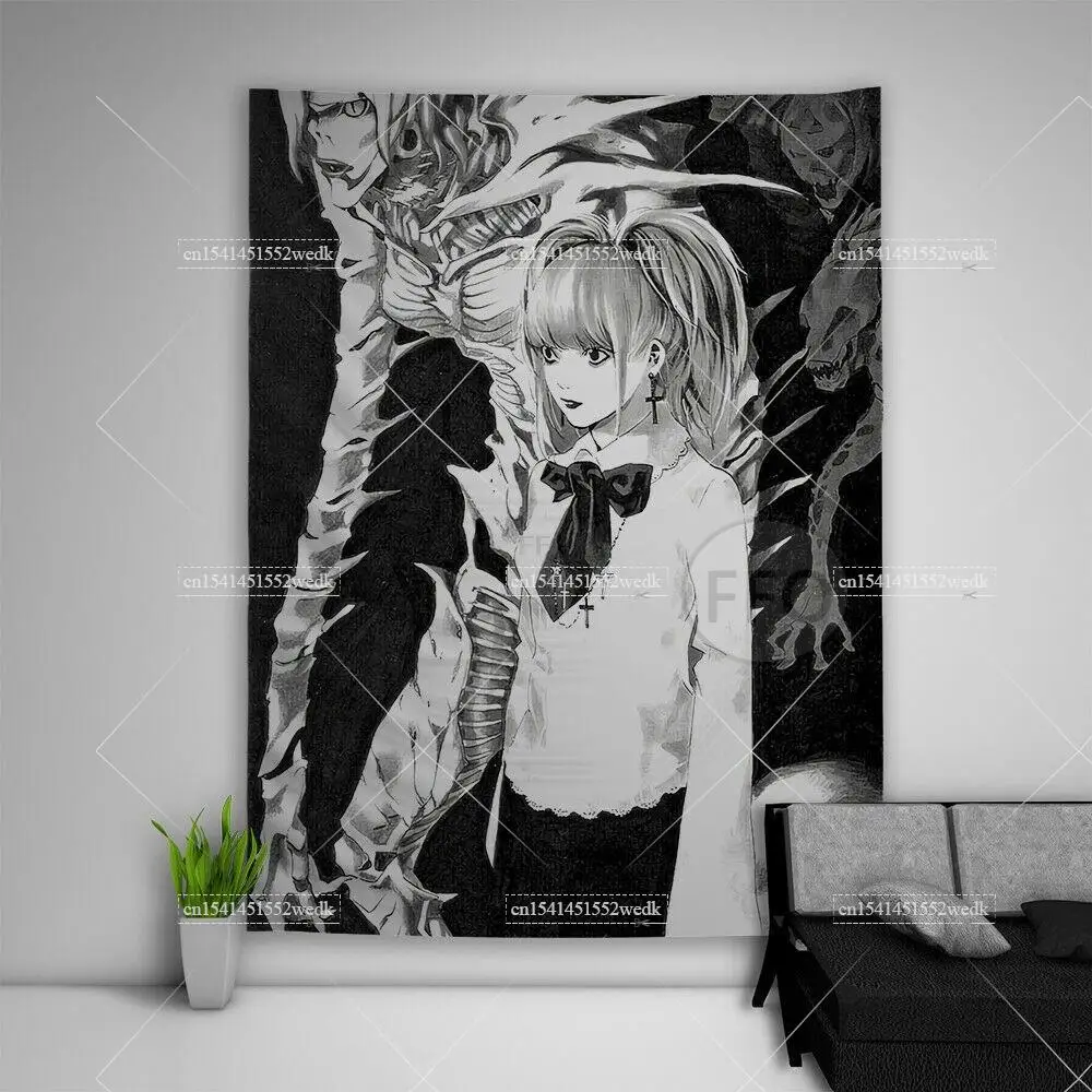 Милый школьный Настенный декор аниме гобелен манга украшение для эстетической