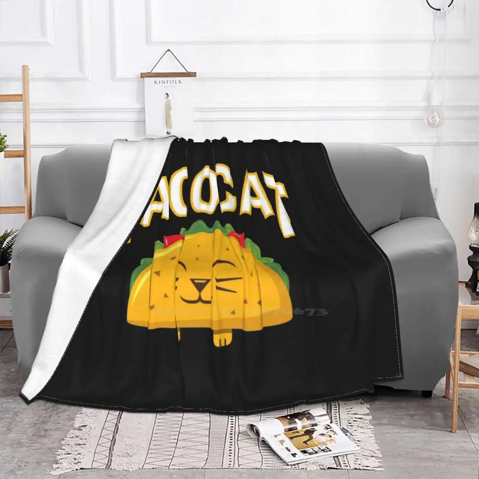 Милое Tacocat новое продаваемое фланелевое мягкое одеяло с индивидуальным принтом