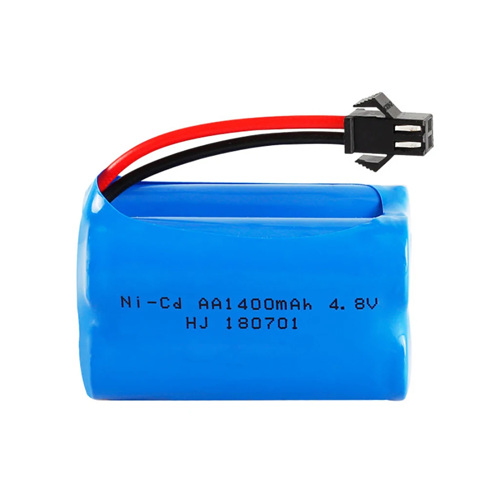 2 шт./лот 4 8 В 1400 мАч NiCd аккумулятор SM Plug для радиоуправляемого автомобиля RC лодки