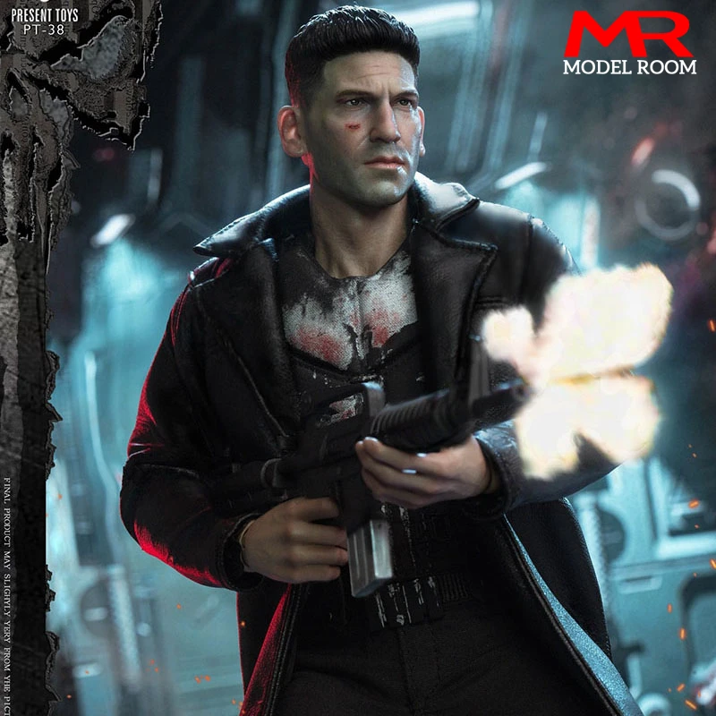 

PRESENT TOYS PT-sp38 1/6 Punishman Frank Figure Model 12'' Male Soldier Action Figure Body Doll Full Set Collectible Toy