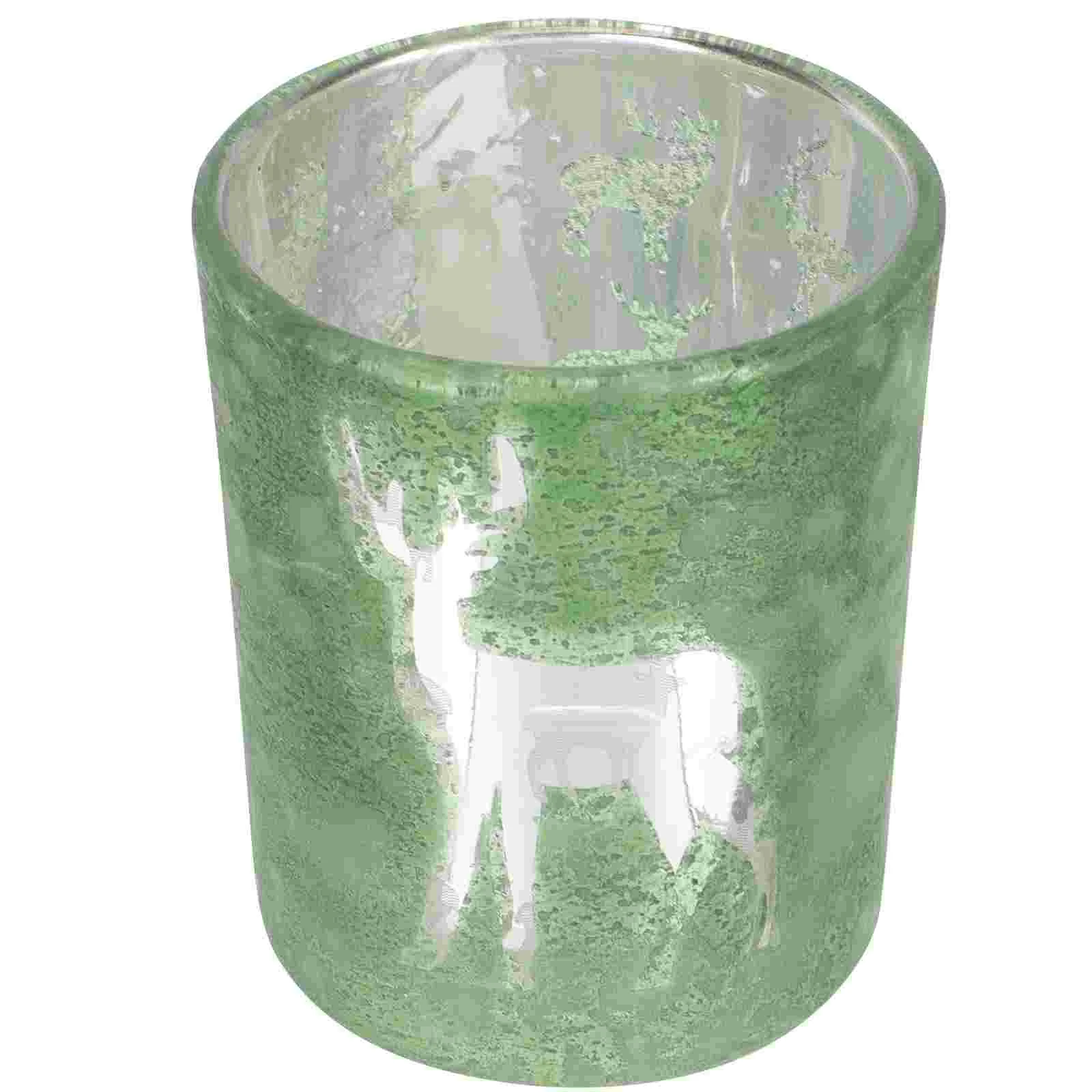 

Xmas Holder Christmas Candlestickcandleholder Adorn Holders Decorative Desktop Decor Tealight Festival Decorations Party Shelf