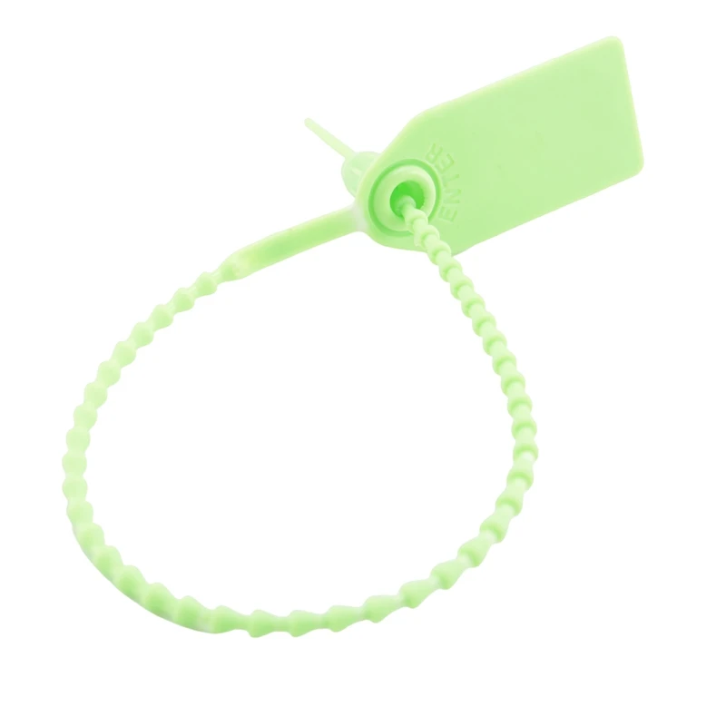 100 шт. пластиковые уплотнения для тампера одноразовые самоблокирующиеся вывески