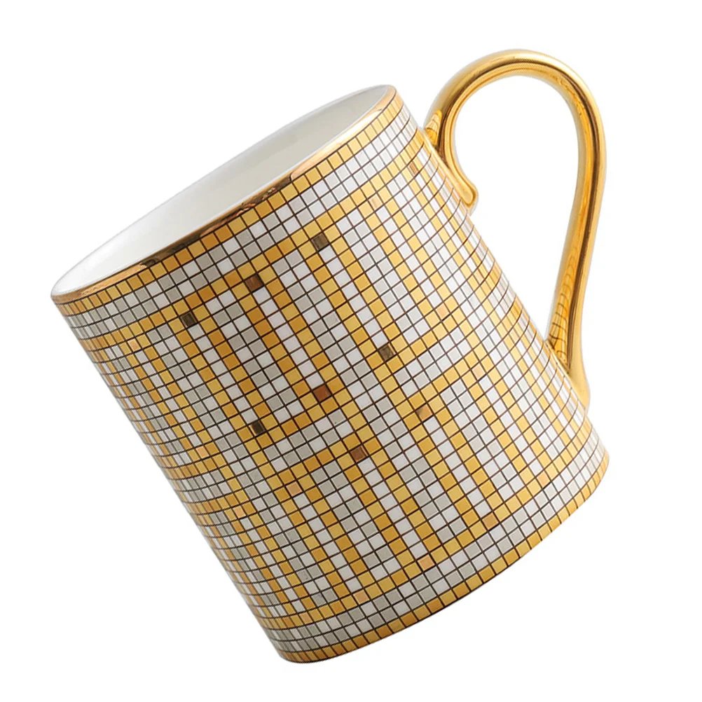 

1Pc Coffee Mug Ceramic Water Cup Mosaic Pattern Cup Creative Cup Container