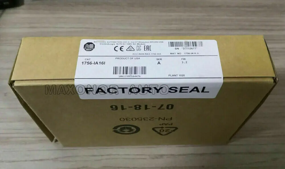 

1756-IA16I SER заводской герметичный контроллер 16Pt входной модуль 1756IA16I ZX