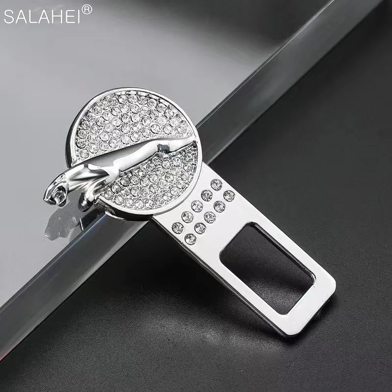 

1/2Pc Metal Car Safety Seat Belt Buckle Clip Seatbelt Stopper Plug For Jaguar XF XJ F-Type E-Type F-Pace E-Pace X-Type XKR