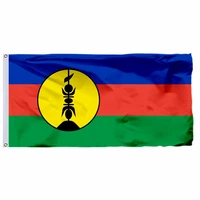 france flnks new caledonia flag 90x150cm 3x5ft 100d polyester double stitched high quality banner