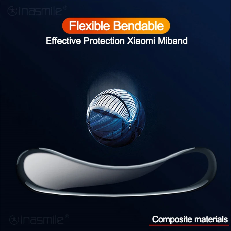 9D Full Screen Protector Film for Xiaomi mi band 7 6 Protective Glass Full Curved Edge Scratch-resistant for xiaomi band 3 4 5