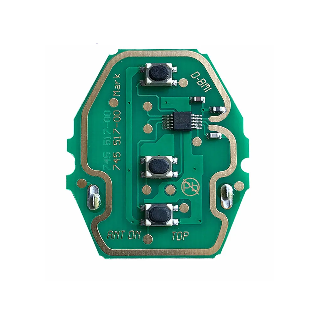 

Запасная плата дистанционного ключа PCB ASK 315 МГц/433 МГц частота регулируется для BMW EWS System 1995-2005 FCC ID: LX8 FZV