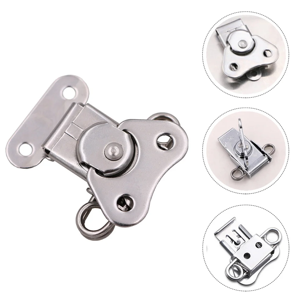 

4 Pcs Butterfly Lock Butterflies Latch Keeper Mini Padlocks Wooden Stainless Steel Buckle Latches Accessories 304 Toggle Clamp