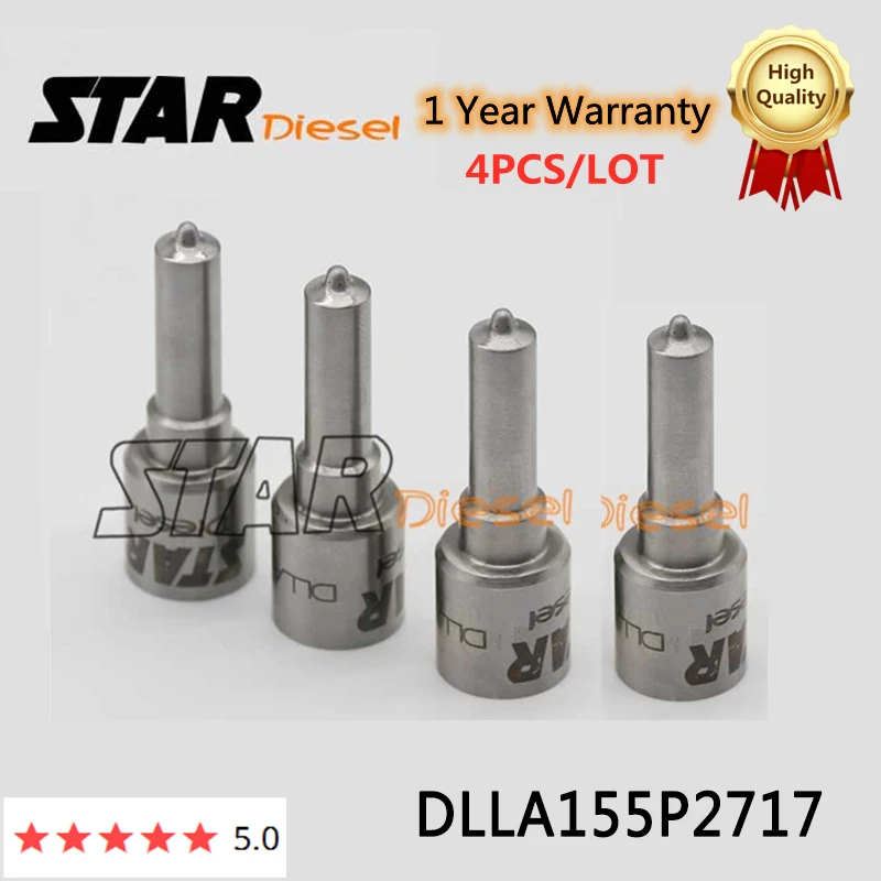 

STAR Diesel 4*DLLA155P2717 0 433 172 717 Common Rail Nozzle Assy 0433172717 Injector Kits For 0445111062 0 445 111 062