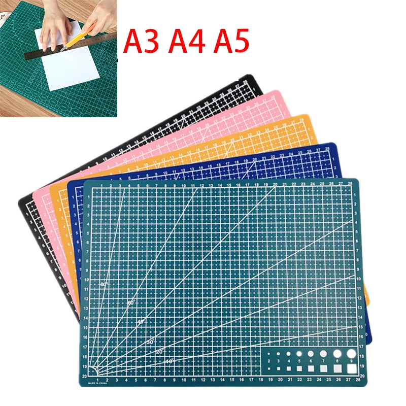 A3/A4/A5 Cutting Mat Sewing Mat Single Side Craft Mat Cutting Board for Fabric Sewing and Crafting DIY Art Tool