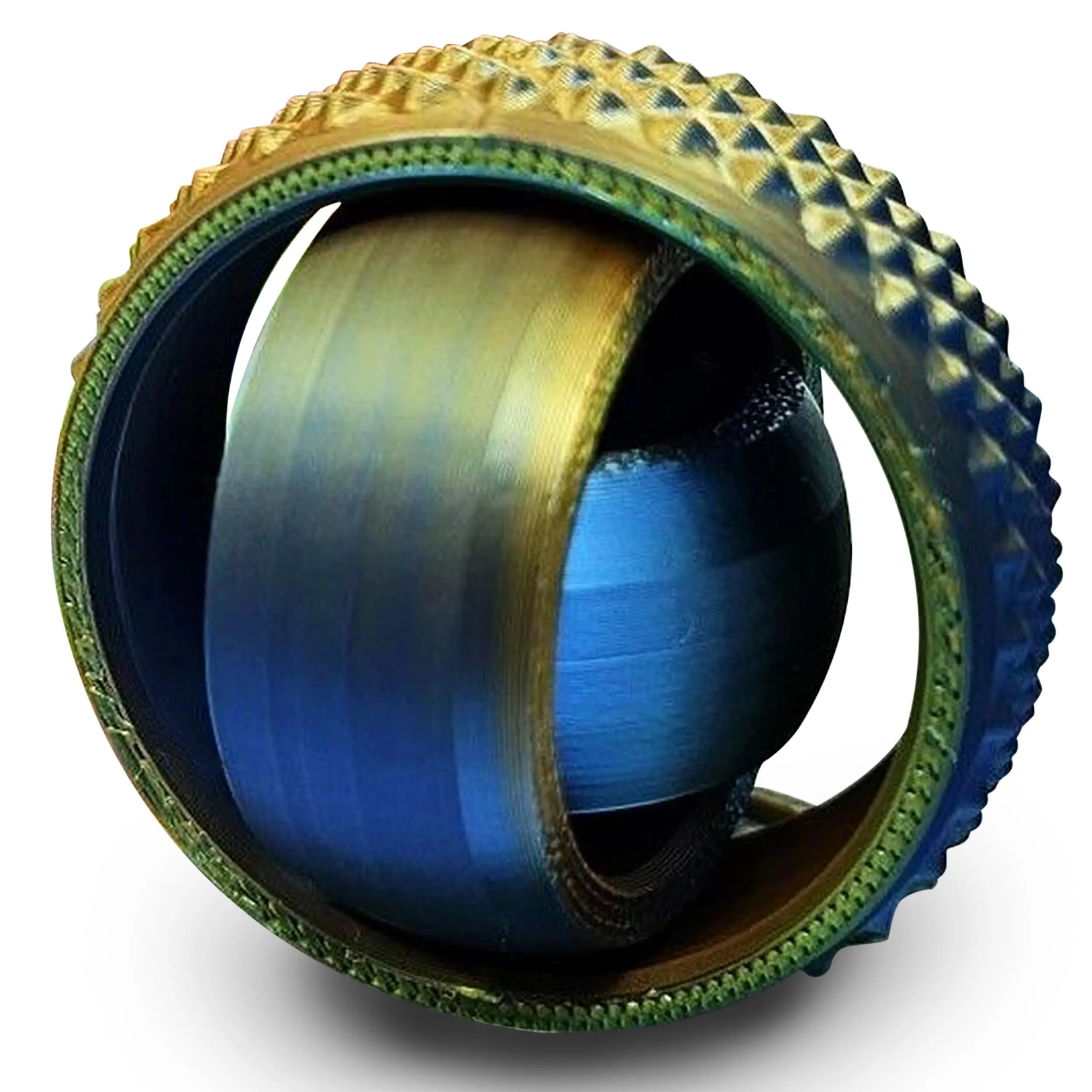 Вращающийся шарик с 3D принтом универсальный гироскоп для движения пальцев