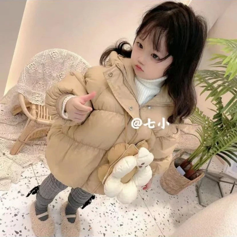 

Girls Coat Jacket Cotton Windbreak Snowsuit 2023 Casual Winter Autumn Plus Size Outwear Children's Clothing