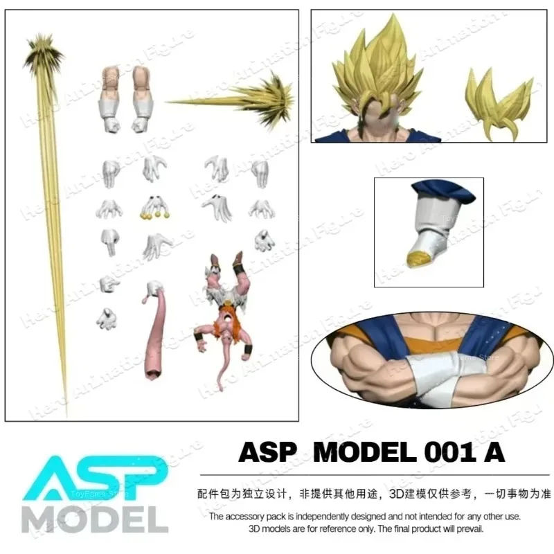 Фото В наличии: Фигурка M-unit Studio Vegito Doll Dragon Ball Super Saiyan God Vegito Ghost Face Nightcrawler, аниме-модель, подарок №2