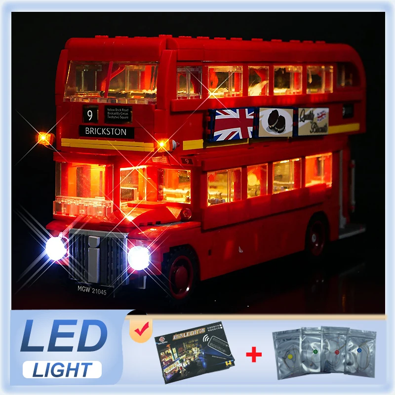 Комплект светодиодных фонарей своими руками для автобуса LEGO 10258 London (только