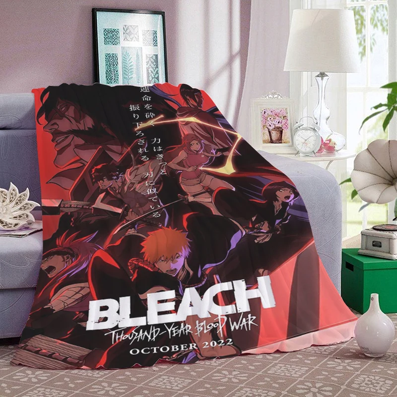 Теплое одеяло в стиле аниме королевский размер отбеливающее коленное кровать