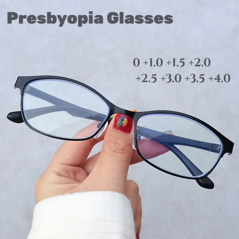

Vintage Reading Glasses Women Elegant Blue Light Blocking Far Sight Computer Glass Prescription Eyewear Diopter 0 To+4.0