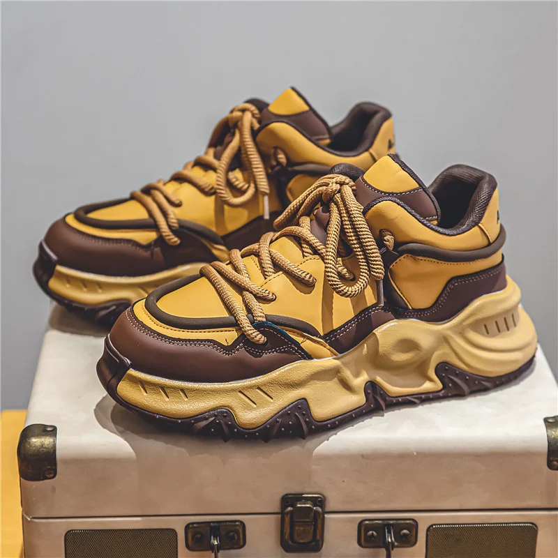 Кроссовки мужские на толстой подошве винтажные повседневные модная уличная